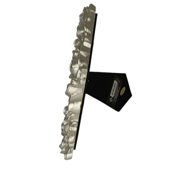 Square Silver Floral Roses Tabletop Frame By Concepts 5.5x5.5 Photo Size 4x4 - Picture 5 of 13